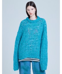 mohair knit top