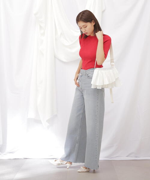 JILL by JILL STUART(ジルバイジルスチュアート)の「◇プリーツボディーバッグ(ボディバッグ/ウエストポーチ・レディース・ホワイト/グレー/ブラック・FREE)」の22枚目の写真