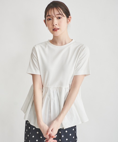 31 Sons de mode（トランテアン ソン ドゥ モード）の「異素材ペプラム  