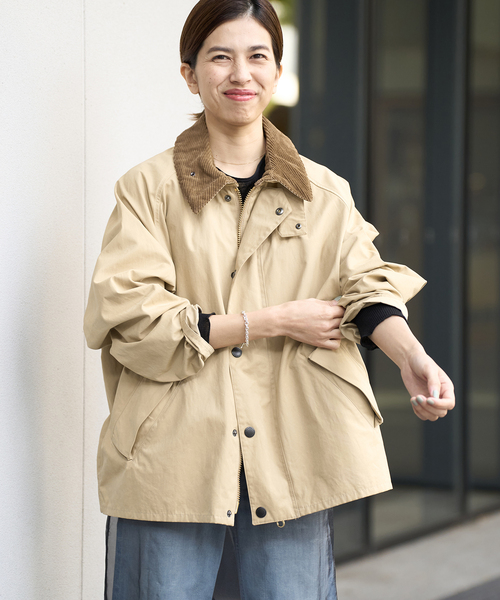 IENA(イエナ)の「【Barbour/バブアー】TRANSPORT ジャケット(ブルゾン・レディース・ベージュ・36/38)」の4枚目の写真