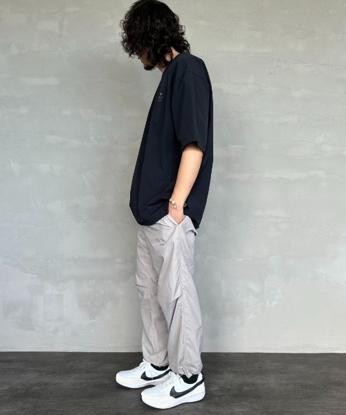 CHUMS（チャムス）の「【WEB限定】[CHUMS/チャムス] エアトレイル ストレッチ バックロゴ ショートスリーブTシャツ（Tシャツ/カットソー・レディース・ブラック/ネイビー/ベージュ・XL/M/L）」の9枚目の写真