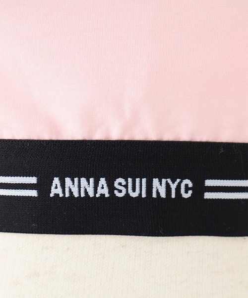 ANNA SUI NYC(アナ スイ エヌ ワイ シー)の「ANNA SUI NYC ロゴテープタンクトップ(キャミソール・レディース・ピンク/ブラック/ホワイト・M/S)」の7枚目の写真