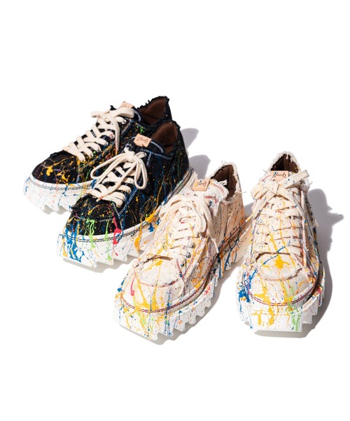 glamb（グラム）の「Splash Shark Sole Sneakers / スプラッシュシャークソールスニーカー（スニーカー・メンズ・ホワイト/ブラック・0/1/2/3）」の22枚目の写真