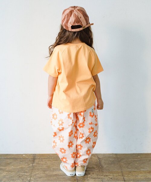 p.premier（ピードットプルミエ）の「イロチ買いしたい総柄ツイルゆったりパンツ（その他パンツ・キッズ・ブラック/ブラウン/グリーン/ピンク/チェック/インディゴブルー/ストライプ・80/90/100/110/120/130/140）」の14枚目の写真