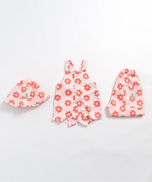 p.premier（ピードットプルミエ）の「イロチ買いしたい総柄ツイルゆったりパンツ（その他パンツ・キッズ・ブラック/ブラウン/グリーン/ピンク/チェック/インディゴブルー/ストライプ・80/90/100/110/120/130/140）」の21枚目の写真