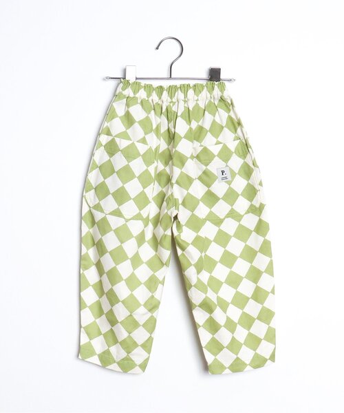 p.premier(ピードットプルミエ)の「イロチ買いしたい総柄ツイルゆったりパンツ(その他パンツ・キッズ・ブラック/ブラウン/グリーン/ピンク/チェック/インディゴブルー/ストライプ・80/90/100/110/120/130/140)」の22枚目の写真