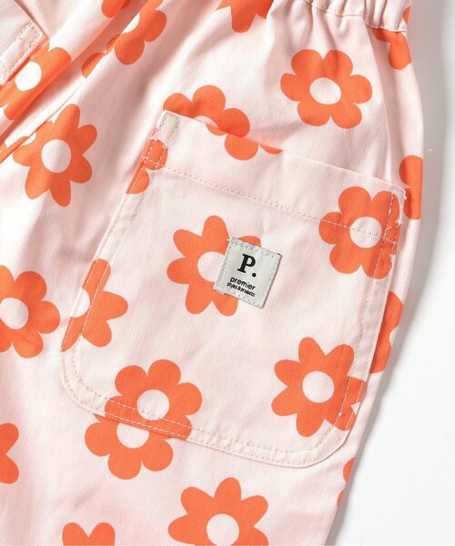 p.premier(ピードットプルミエ)の「イロチ買いしたい総柄ツイルゆったりパンツ(その他パンツ・キッズ・ブラック/ブラウン/グリーン/ピンク/チェック/インディゴブルー/ストライプ・80/90/100/110/120/130/140)」の15枚目の写真