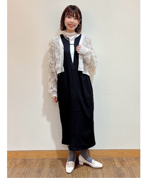 Right-on（ライトオン）の「【Remal】レイヤードワンピース（ワンピース・レディース・グレー/ブラック・フリー）」の21枚目の写真