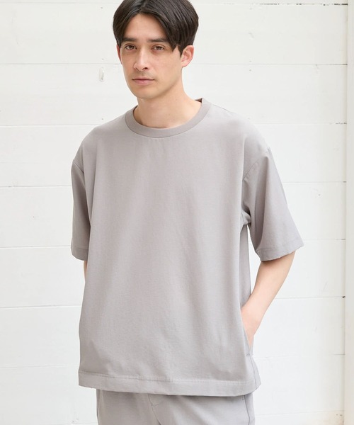 LAKOLE(ラコレ)の「DRYワッシャーワキポケプルオーバー / 995770(Tシャツ/カットソー・メンズ・ライトグレー/ブラック/ブルー/モカ・SMALL/MEDIUM/LARGE/X-LARGE)」の1枚目の写真