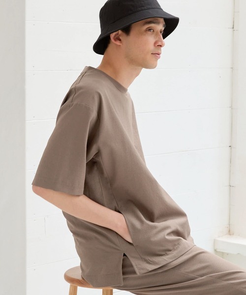 LAKOLE(ラコレ)の「DRYワッシャーワキポケプルオーバー / 995770(Tシャツ/カットソー・メンズ・ライトグレー/ブラック/ブルー/モカ・SMALL/MEDIUM/LARGE/X-LARGE)」の3枚目の写真