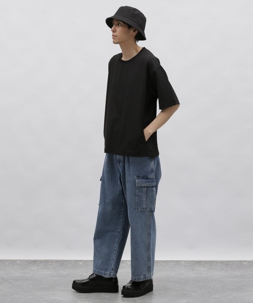 LAKOLE(ラコレ)の「DRYワッシャーワキポケプルオーバー / 995770(Tシャツ/カットソー・メンズ・ライトグレー/ブラック/ブルー/モカ・SMALL/MEDIUM/LARGE/X-LARGE)」の7枚目の写真