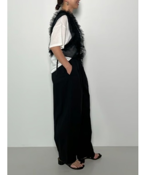 CHIGNON（シニヨン）の「【2way】CHIGNON フリルチュールベスト