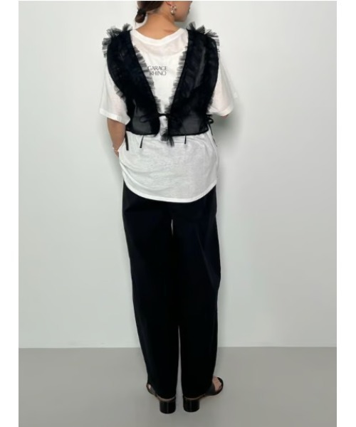専用★週末限定 美品 シニヨン チュールナイロンリバーシブルベスト 2way CHIGNON】ﾁｭｰﾙﾅｲﾛﾝﾘﾊﾞｰｼﾌﾞﾙﾍﾞｽﾄ_240413002209 | EG