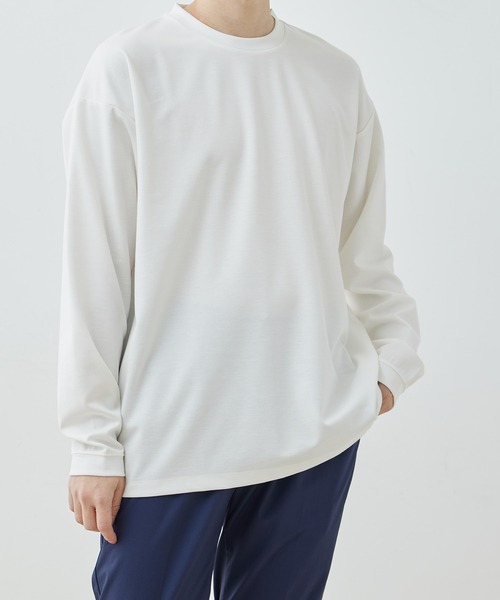 j.n.r.d(ジェー・エヌ・アール・ディー)の「j.n.r.d/リサイクルポンチロングスリーブTシャツ(Tシャツ/カットソー・メンズ・ホワイト/ブルー/チャコールグレー・L/M/LL)」の2枚目の写真