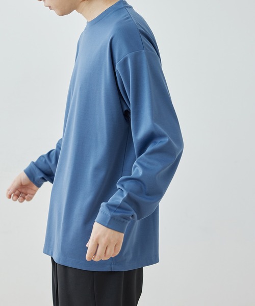 j.n.r.d(ジェー・エヌ・アール・ディー)の「j.n.r.d/リサイクルポンチロングスリーブTシャツ(Tシャツ/カットソー・メンズ・ホワイト/ブルー/チャコールグレー・L/M/LL)」の1枚目の写真