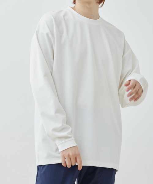 j.n.r.d(ジェー・エヌ・アール・ディー)の「j.n.r.d/リサイクルポンチロングスリーブTシャツ(Tシャツ/カットソー・メンズ・ホワイト/ブルー/チャコールグレー・L/M/LL)」の15枚目の写真