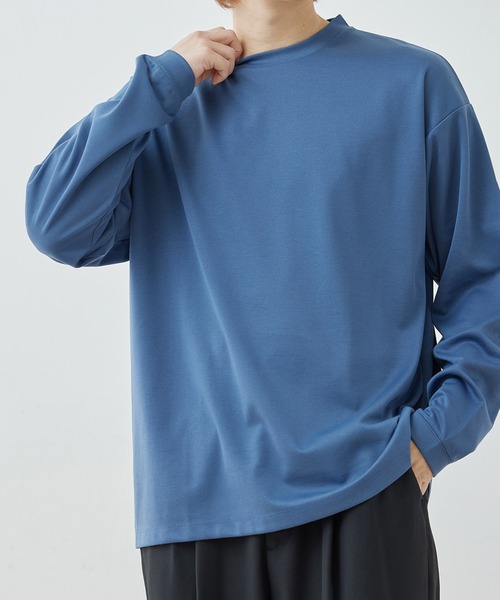 j.n.r.d(ジェー・エヌ・アール・ディー)の「j.n.r.d/リサイクルポンチロングスリーブTシャツ(Tシャツ/カットソー・メンズ・ホワイト/ブルー/チャコールグレー・L/M/LL)」の9枚目の写真