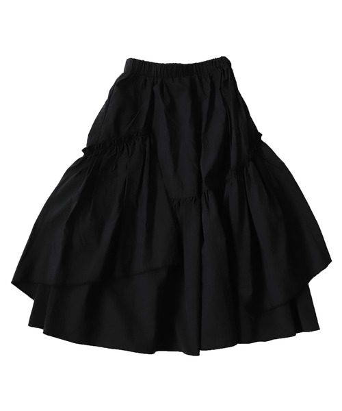 antiqua（アンティカ）の「ギャザースカート（スカート・キッズ・カーキ/ブラック・160/150/140）」の17枚目の写真