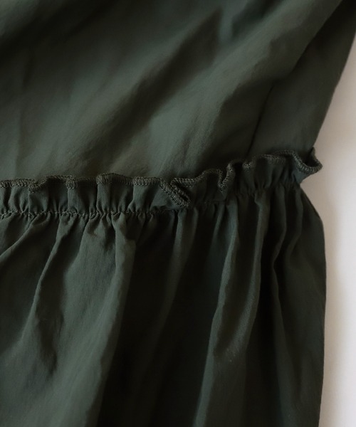 antiqua（アンティカ）の「ギャザースカート（スカート・キッズ・カーキ/ブラック・160/150/140）」の22枚目の写真