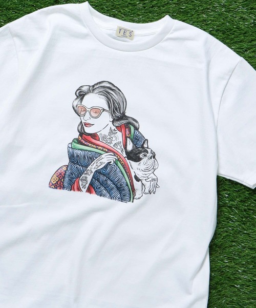 TES KABUKI GIRL T-SHIRT / Tシャツ（Tシャツ/カットソー）｜The Endless Summer（エンドレスサマー）