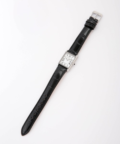 NANO universe(ナノユニバース)の「SEIKO/セイコー コラボレーション スクエア ブラック(アナログ腕時計・レディース・ブラック・FREE)」の3枚目の写真