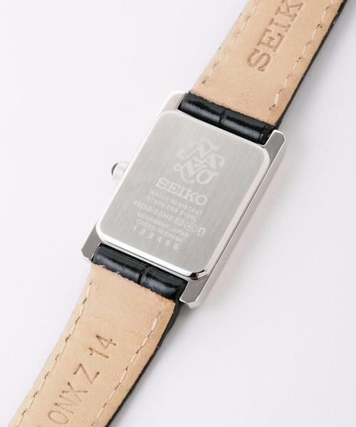 NANO universe(ナノユニバース)の「SEIKO/セイコー コラボレーション スクエア ブラック(アナログ腕時計・レディース・ブラック・FREE)」の6枚目の写真