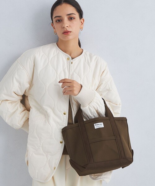 ORCIVAL（オーシバル）の「＜ORCIVAL＞キャンバス トートバッグ（トートバッグ・レディース・オフホワイト/ナチュラル/コバルトブルー/レッド/ライトグレー/ダークブラウン・FREE）」の3枚目の写真