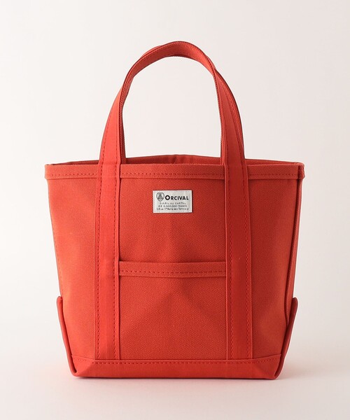 ORCIVAL（オーシバル）の「＜ORCIVAL＞キャンバス トートバッグ（トートバッグ・レディース・オフホワイト/ナチュラル/コバルトブルー/レッド/ライトグレー/ダークブラウン・FREE）」の6枚目の写真