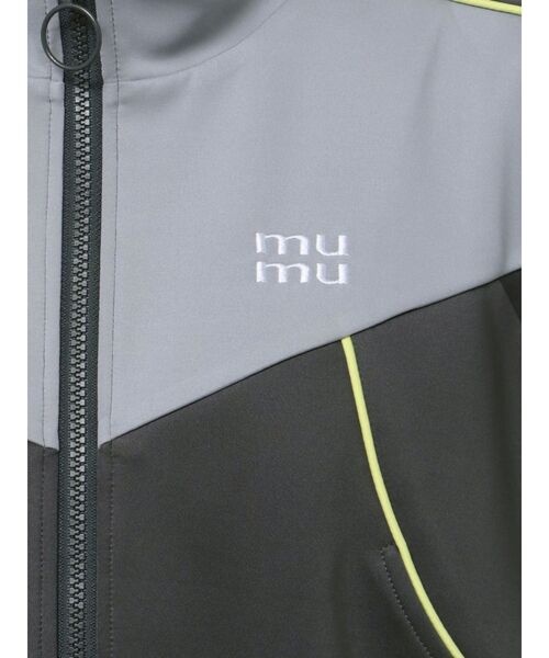 MURUA（ムルーア）の「マルチカラージャージブルゾン【トラックジャケット】（ブルゾン・レディース・グレー/ネイビー・FREE）」の22枚目の写真