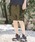 CAMBIOiJrIj́ump12140- Leopard×Camouflage Print Sweat Short Pants V[gpcȋpcjvbI[un