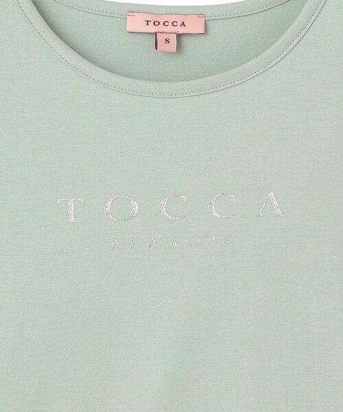 TOCCA(トッカ)の「TOCCA NEW YORK LOGO TEE Tシャツ(Tシャツ/カットソー・レディース・ホワイト系/ブラック系/ライトグリーン系/グレー系・MEDIUM/SMALL)」の22枚目の写真