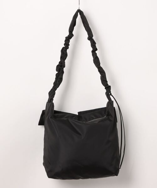 RAGEBLUE（レイジブルー）の「ギャザーＷポケットショルダーバック（ショルダーバッグ・レディース・ブラック/ブルー・FREE）」の3枚目の写真