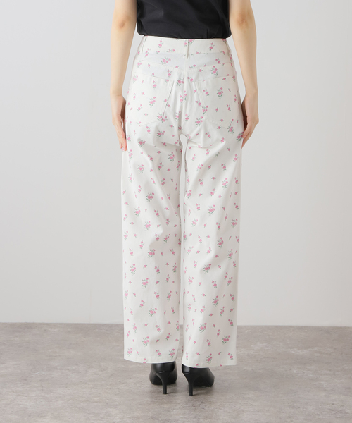 U by SPICK&SPAN(ユーバイスピックアンドスパン)の「フラワープリントストレートパンツ(その他パンツ・レディース・その他2・36/38)」の18枚目の写真