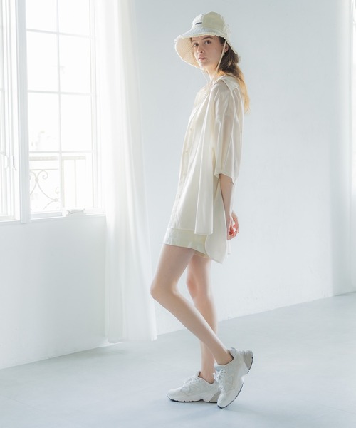 coca(coca)(コカ)の「シアーコットンビッグシャツ(シャツ/ブラウス・レディース・ライトベージュ/ホワイト・M/L)」の12枚目の写真