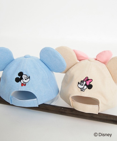Disney/ディズニー】耳つきダンガリーキャップ（キャップ