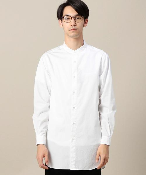 BEAUTY&YOUTH UNITED ARROWS(ビューティーアンドユースユナイテッドアローズ)の「BY ブロード ロング バンドカラーシャツ◆(シャツ/ブラウス・メンズ・ホワイト・MEDIUM/LARGE/SMALL)」の11枚目の写真