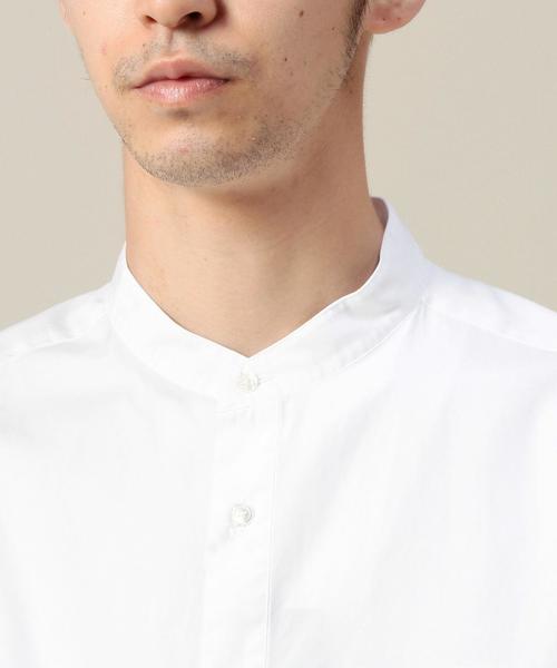 BEAUTY&YOUTH UNITED ARROWS(ビューティーアンドユースユナイテッドアローズ)の「BY ブロード ロング バンドカラーシャツ◆(シャツ/ブラウス・メンズ・ホワイト・MEDIUM/LARGE/SMALL)」の6枚目の写真