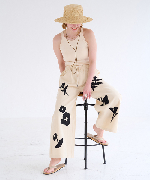 WEB＋一部店舗限定】Witness/ウィットネス パーツプリントパンツ