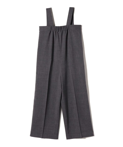 SHIPS（シップス）の「〈手洗い可能〉ワイド サロペット ◇（サロペット/オーバーオール・レディース・グレー/ブラック・ONE SIZE）」の4枚目の写真