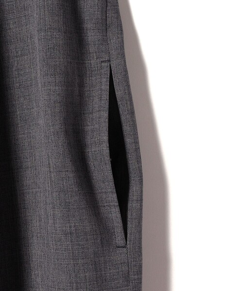 SHIPS（シップス）の「〈手洗い可能〉ワイド サロペット ◇（サロペット/オーバーオール・レディース・グレー/ブラック・ONE SIZE）」の9枚目の写真