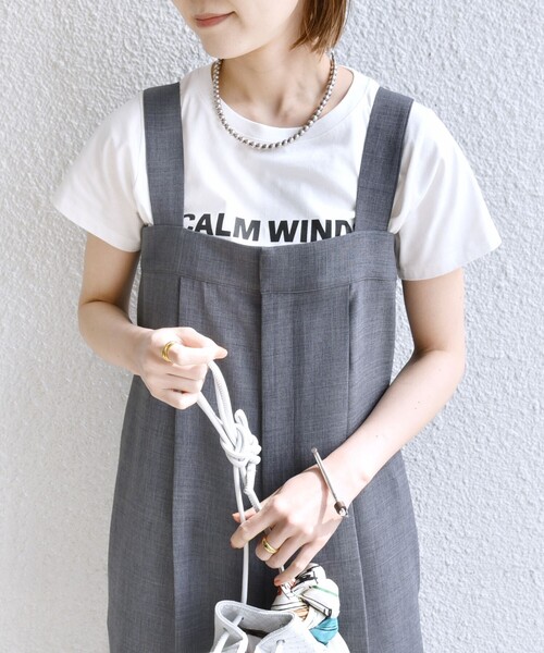 SHIPS（シップス）の「〈手洗い可能〉ワイド サロペット ◇（サロペット/オーバーオール・レディース・グレー/ブラック・ONE SIZE）」の17枚目の写真