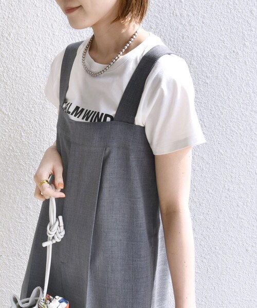 SHIPS（シップス）の「〈手洗い可能〉ワイド サロペット ◇（サロペット/オーバーオール・レディース・グレー/ブラック・ONE SIZE）」の18枚目の写真