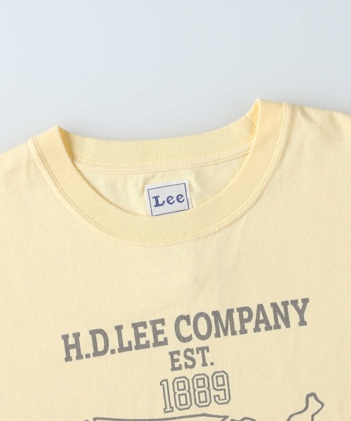 Lee(リー)の「【Lee】プリントT 半袖 Tシャツ(Tシャツ/カットソー・レディース・イエロー・S/M/L/XL)」の4枚目の写真