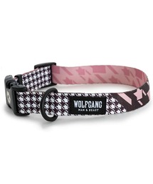 WOLFGANG MAN＆BEAST（ウルフギャングマンアンドビースト）の「WOLFGANG MAN&BEAST/ウルフギャングマンアンドビースト 犬用 首輪 HOUNDS PINK Mサイズ WC-002-107（リード/ハーネス/首輪・メンズ）」