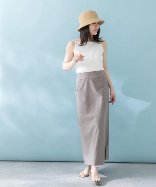 URBAN RESEARCH ROSSO WOMEN(アーバンリサーチ ロッソ)の「スクエアネックニットキャミソール(キャミソール・レディース・ブラック/オフホワイト/ベージュ・FREE)」の22枚目の写真