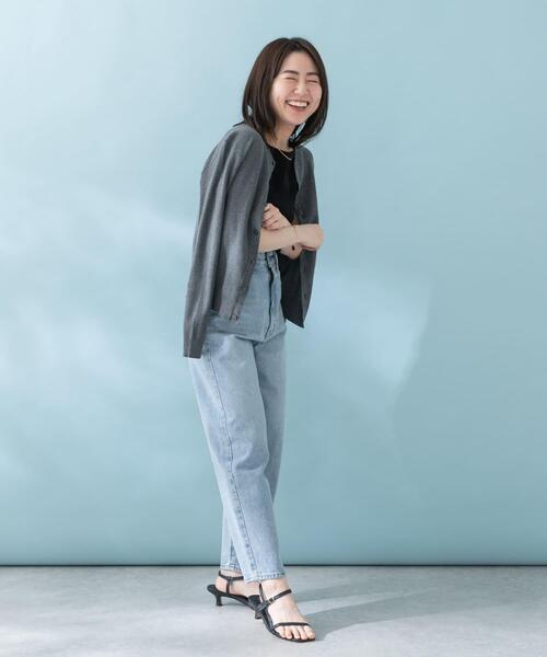 URBAN RESEARCH ROSSO WOMEN(アーバンリサーチ ロッソ)の「スクエアネックニットキャミソール(キャミソール・レディース・ブラック/オフホワイト/ベージュ・FREE)」の9枚目の写真