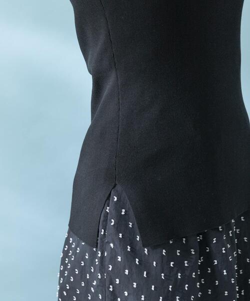 URBAN RESEARCH ROSSO WOMEN(アーバンリサーチ ロッソ)の「スクエアネックニットキャミソール(キャミソール・レディース・ブラック/オフホワイト/ベージュ・FREE)」の16枚目の写真