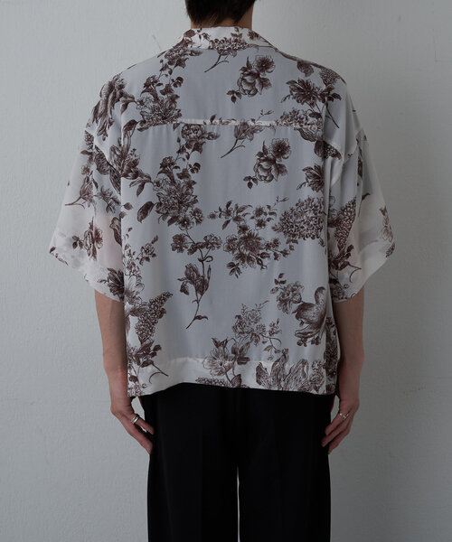 COLONY 2139（コロニートゥーワンスリーナイン）の「ボタニカル柄半袖シャツ（シャツ/ブラウス・メンズ・ベージュ/ブラック・LARGE/MEDIUM）」の20枚目の写真
