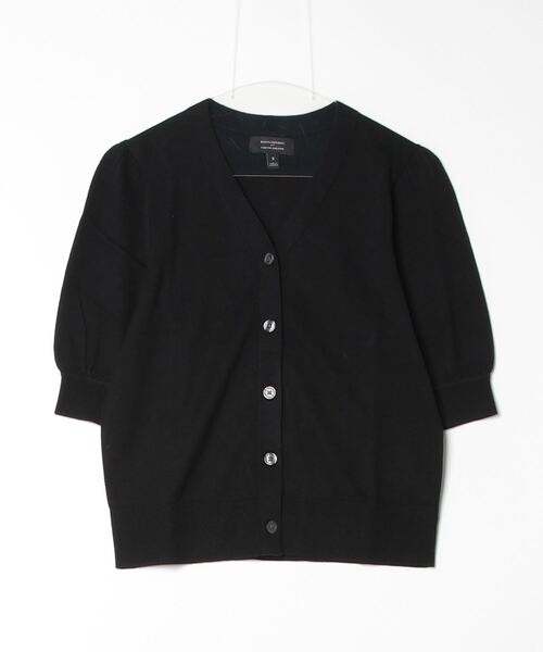 ✨美品✨トゥービーシック フリル カーディガン 半袖 ボレロ 黒 パフスリーブ ✨美品✨トゥービーシック フリル カーディガン 半袖 ボレロ 黒