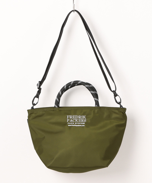 FREDRIK PACKERS（フレドリックパッカーズ）の「FREDRIK PACKERS / MELL TOTE（トートバッグ・レディース・グレー/ブラック/オリーブ/ベージュ・ONESIZE）」の21枚目の写真